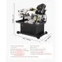 VEVOR Metal Horizontal Band Saw, 7 x 8.25 in Rectangular Cutting Capacity, 110/220V Vertical Cutting Bandsaw with 1.1 kW Motor, 0-45° Angle Adjustment, Variable Speed, for Metal, Wood, and Plastic