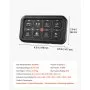 VEVOR 8 Gang Switch Panel RGB Circuit Control Box Backlight Auto-Dimmable, for 12-24V Car Truck Boat ATV UTV SUV, Toggle Momentary Strobe 3 Mode, 1440W 60A, Multifunctional Relay System, Waterproof