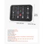 VEVOR 12 Gang Switch Panel RGB Circuit Control Backlight Auto-Dimmable, for 12-24V Car Truck Boat ATV UTV SUV, Toggle Momentary Strobe 3 Mode, 1920W 80A, Multifunctional Relay System, Waterproof
