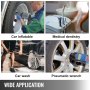 VEVOR Ultra Quiet Air Compressor 0.75 HP, Air Compressor 2 Gallon, Oil-Free Air Compressor Steel Tank 550W,  Portable Air Compressor, Ultra Quiet Compressor for Home Repair, Tire Inflation