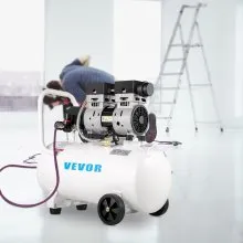 VEVOR Air Compressor 11 Gallon, Ultra Quiet Air Compressor 1 HP, Oil-Free Air Compressor Steel Tank 750W,  Portable Air Compressor 8 bar, Ultra Quiet Compressor for Home Repair, Tire Inflation