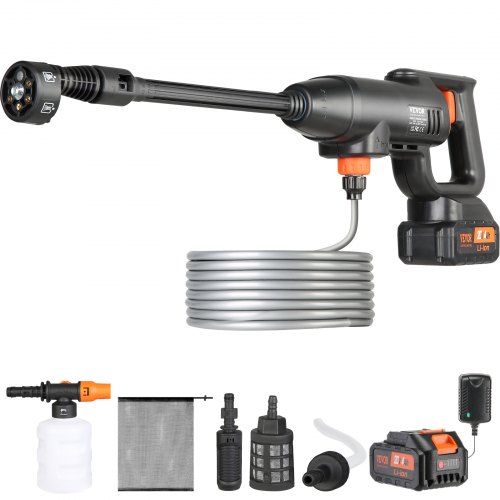VEVOR High Pressure Cordless Washer Cleaner Portable Water Spray Car Gun 580 PSI
