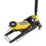 VEVOR Low Profile Floor Jack 2 Ton (4400 lbs) , Heavy Duty Aluminum Hydraulic Racing Floor Jack, Hydraulic Car Jack, Dual Piston Quick Lift Pump, 3.2"-14.6" Height Lifting Range (Yellow)