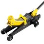 VEVOR Low Profile Floor Jack 1.5 Ton (3300 lbs), Heavy Duty Iron Hydraulic Racing Floor Jack, Hydraulic Car Jack, Single Piston Quick Lift Pump, 4.7"-12.1" Height Lifting Range (Yellow)