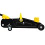 VEVOR Low Profile Floor Jack 1.5 Ton (3300 lbs), Heavy Duty Iron Hydraulic Racing Floor Jack, Hydraulic Car Jack, Single Piston Quick Lift Pump, 4.7"-12.1" Height Lifting Range (Yellow)
