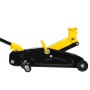 VEVOR Low Profile Floor Jack 2 Ton (4400 lbs), Heavy Duty Iron Hydraulic Racing Floor Jack, Hydraulic Car Jack, Single Piston Quick Lift Pump, 4.9"-13.2" Height Lifting Range (Yellow)