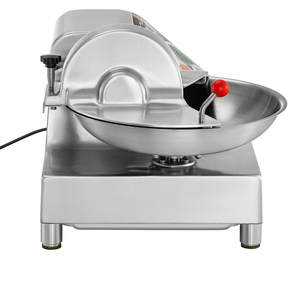VEVOR Meat Blender and Grinder Electric, 400W Meat Chopper, Heavy-duty Food Processor with 10 L Stainless Steel Bowl and Sharp Blades, Multifunctional Food Chopper for Meat, Fruit, Vegetable, Nuts