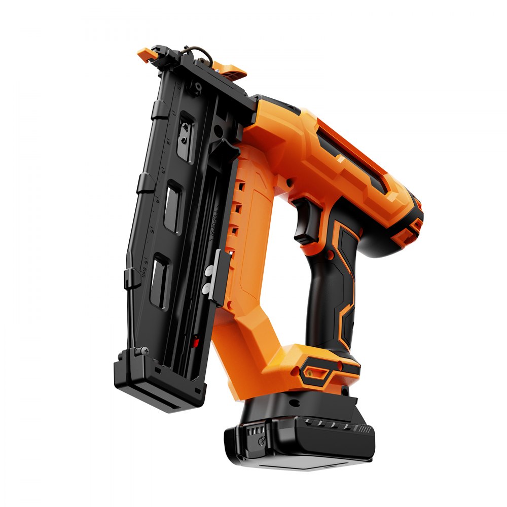 VEVOR Cordless Finish Nailer 20V Cordless Brad Nailer Kit 16Ga Nails Battery