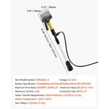 Cordless Stick Water Transfer Pump for Dewalt 20V MAX Battery (Not Included)