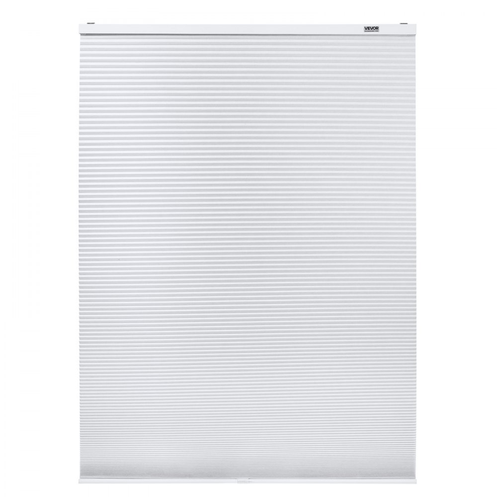VEVOR Cellular Shades, 1 inch Light Filtering Cordless Cellular Blinds, Blackout Privacy Honeycomb Shades for Home Indoor Windows, Thermal Insulation Noise Reduction, for Living Room, Bedroom, White
