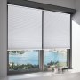 VEVOR Cellular Shades, 1 inch Light Filtering Cordless Cellular Blinds, Blackout Privacy Honeycomb Shades for Home Indoor Windows, Thermal Insulation Noise Reduction, for Living Room, Bedroom, White