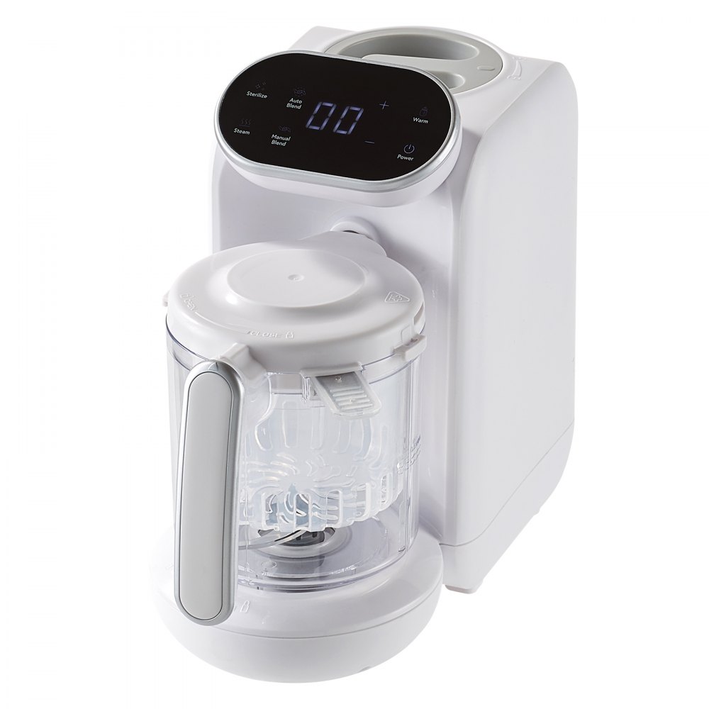 VEVOR Baby Food Maker, 430W Baby Food Processor with 750 ml Tritan Bowl, SUS304 Stainless Steel, 5 in 1 Baby Food Puree Blender Steamer Grinder for Food, Fruit, Vegetable, Meat