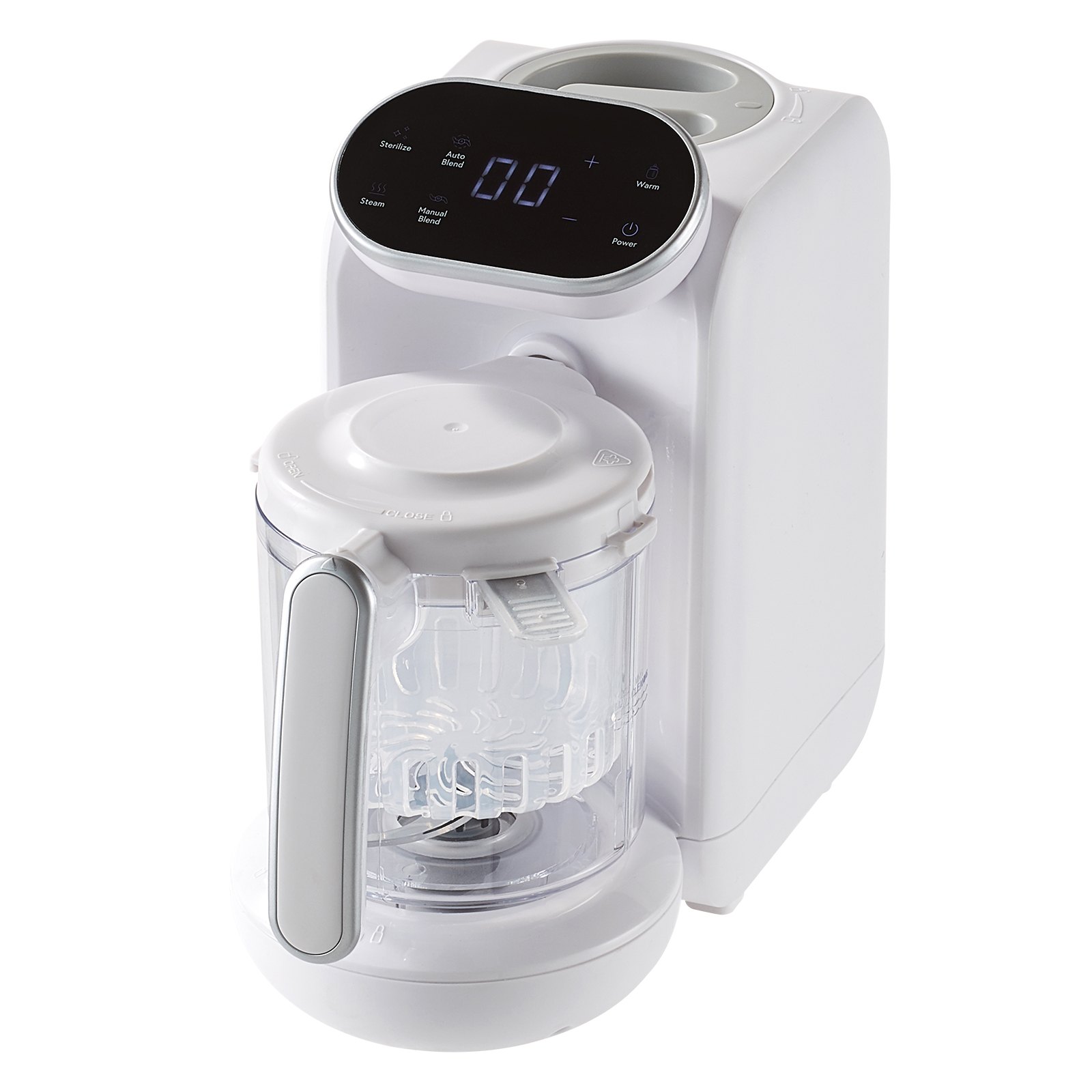 VEVOR Baby Food Maker, 430W Baby Food Processor with 750 ml Tritan Bowl, SUS304 Stainless Steel, 5 in 1 Baby Food Puree Blender Steamer Grinder for Food, Fruit, Vegetable, Meat