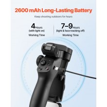3-Axis Phone Gimbal Stabilizer for Smartphone Android iPhone with Fill Light