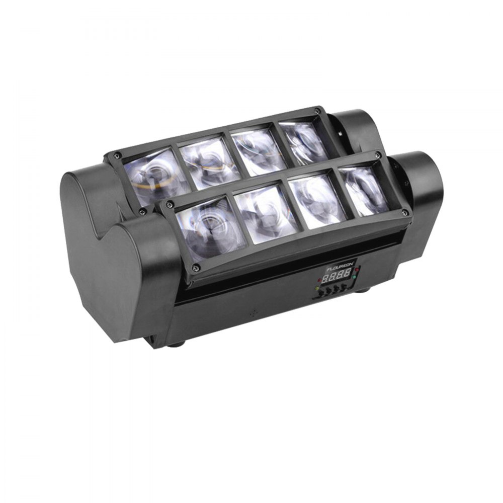 VEVOR 8x10W Moving Head Stage Light LED Spider Beam KTV DJ High-speed flash
