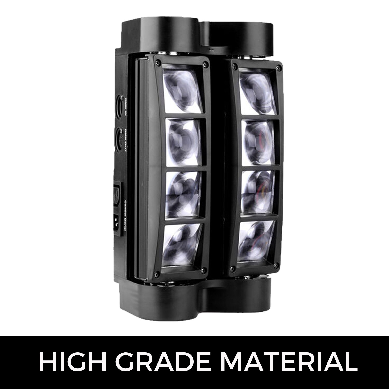 VEVOR 8x10W Moving Head Stage Light LED Spider Beam KTV DJ High-speed flash