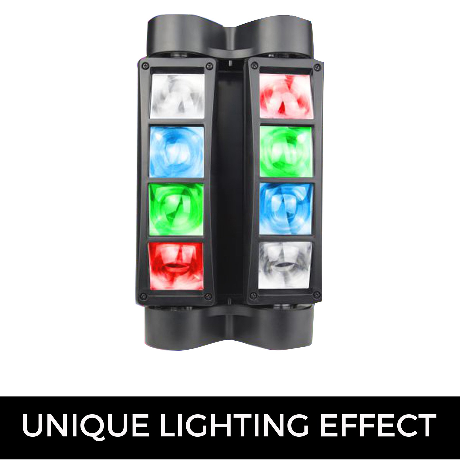 VEVOR 8x10W Moving Head Stage Light LED Spider Beam KTV DJ High-speed flash