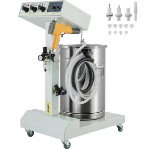 WX-101 Electrostatic Powder Coating System Machine 45L with Spraying Gun Sprayer | VEVOR US