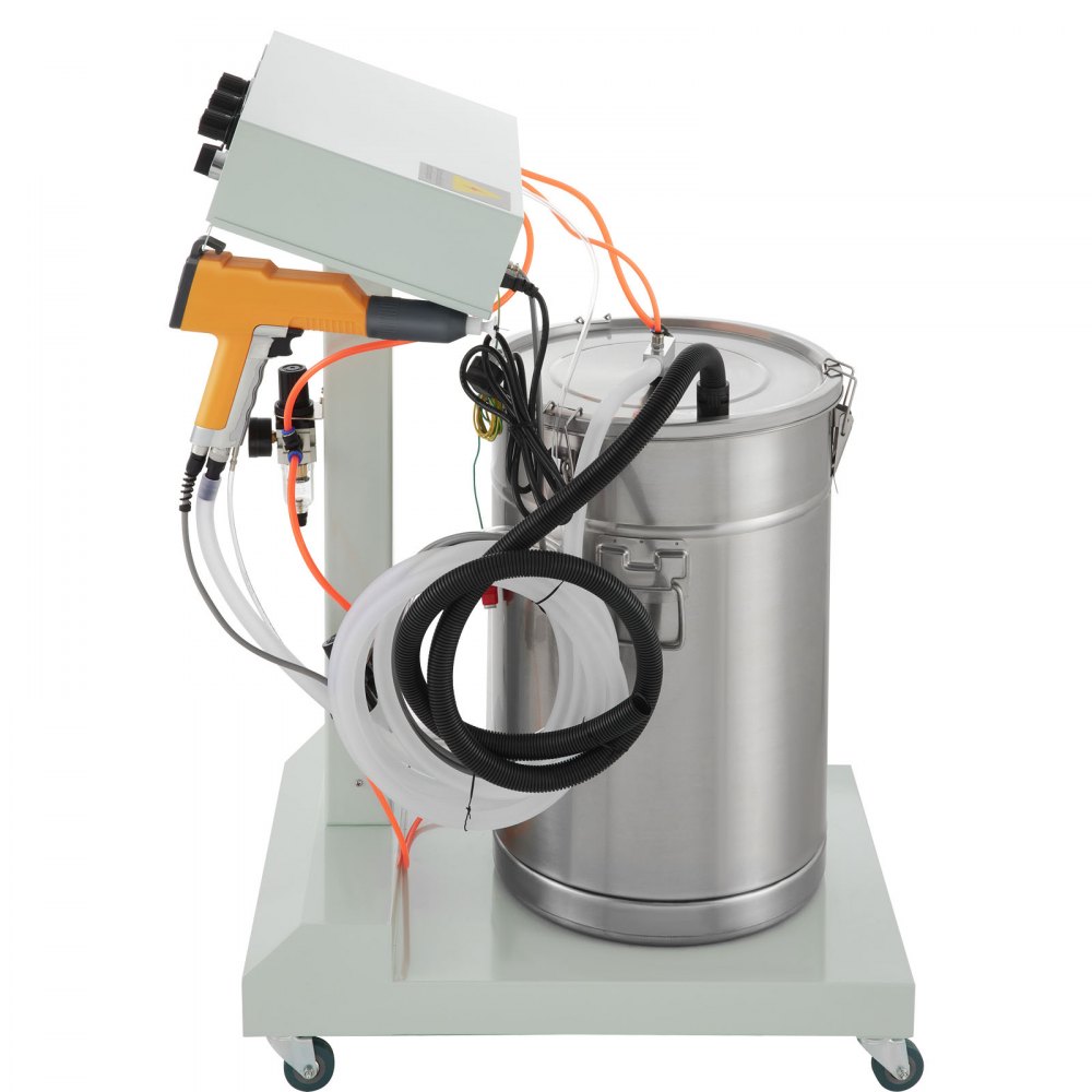 WX-101 Electrostatic Powder Coating System Machine 45L with Spraying Gun Sprayer