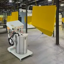 VEVOR 40W 50L Electrostatic Powder Coating Machine with Spraying Gun Paint 550g WX-101 Powder Coating System (40W 50L)
