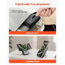 Magnetic Power Bank 10000 mAh Fast Charging Wireless Battery Charger LED Display