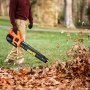 VEVOR Cordless Leaf Blower, 20V Powerful Electric Leaf Blower with 2.0Ah Battery, Fast Charging & Quiet Operation, 2 Speed Control, 450 CFM/110 MPH Lightweight Powered Blowers for Leaves Lawn Care