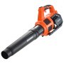 VEVOR Cordless Leaf Blower, 20V Powerful Electric Leaf Blower with 2.0Ah Battery, Fast Charging & Quiet Operation, 2 Speed Control, 450 CFM/110 MPH Lightweight Powered Blowers for Leaves Lawn Care
