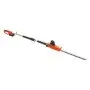VEVOR Cordless Pole Hedge Trimmer, 20V Electric Bush Trimmer Kit with 18 Inch Double-Edged Steel Blade, 74-94 Inches Telescoping Design for High Branches (2.0Ah Battery and Fast Charger Included)