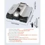 VEVOR Electric Trailer Mover, 9000 lbs Max Towing Capacity, Remote-Controlled Trailer Mover with 328 ft Wireless Range, Motorised Camper Trolley Kit Fits for Camper RV Caravan Boat Trailer Jack