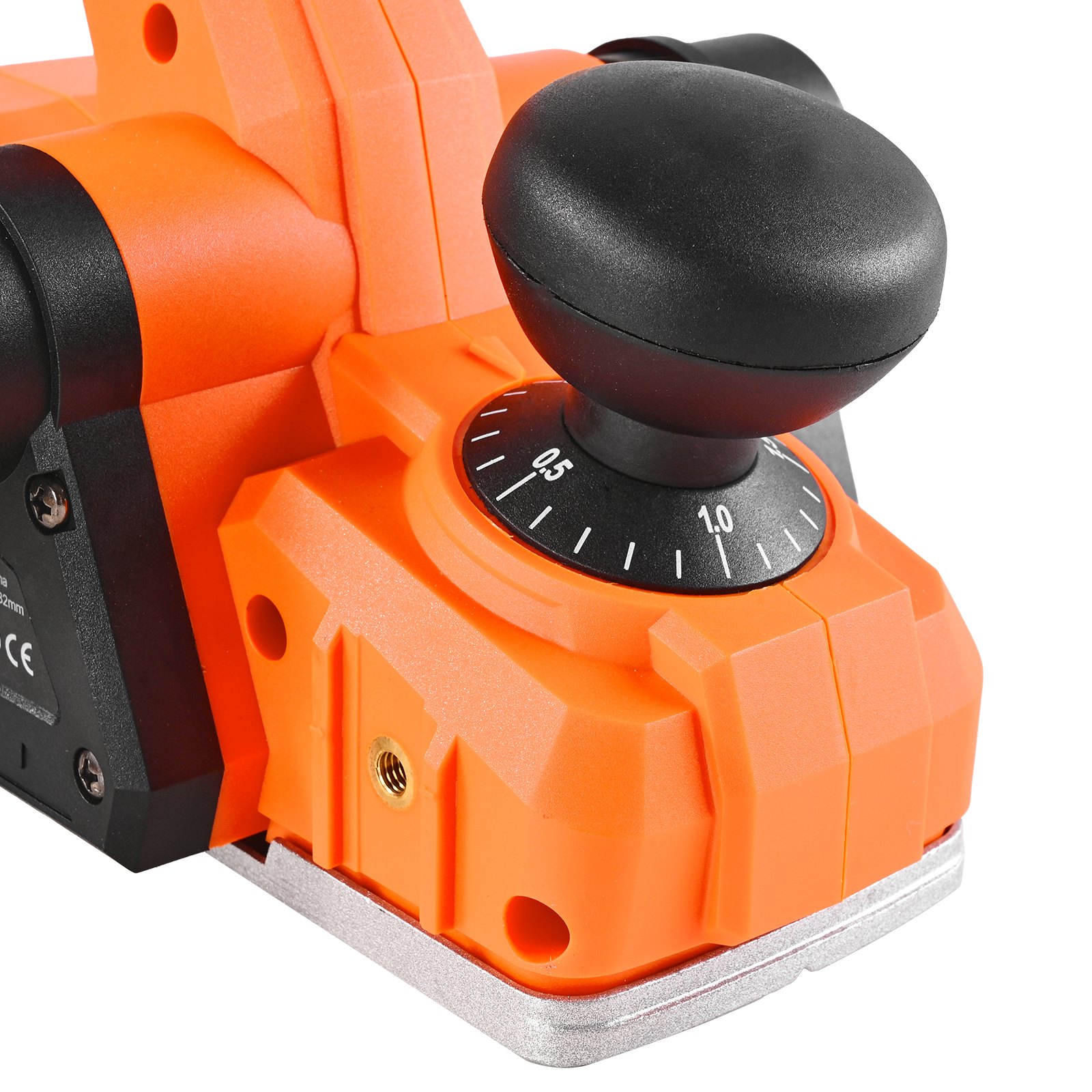 VEVOR Cordless Handheld Planer, 82 mm Cut Width, 15000 RPM Electric Hand Wood Planer with 4 Ah 18V Lithium Battery, Brushless Motor, Adjustable Cut Depth, Dust Collection Bag, for Woodworking