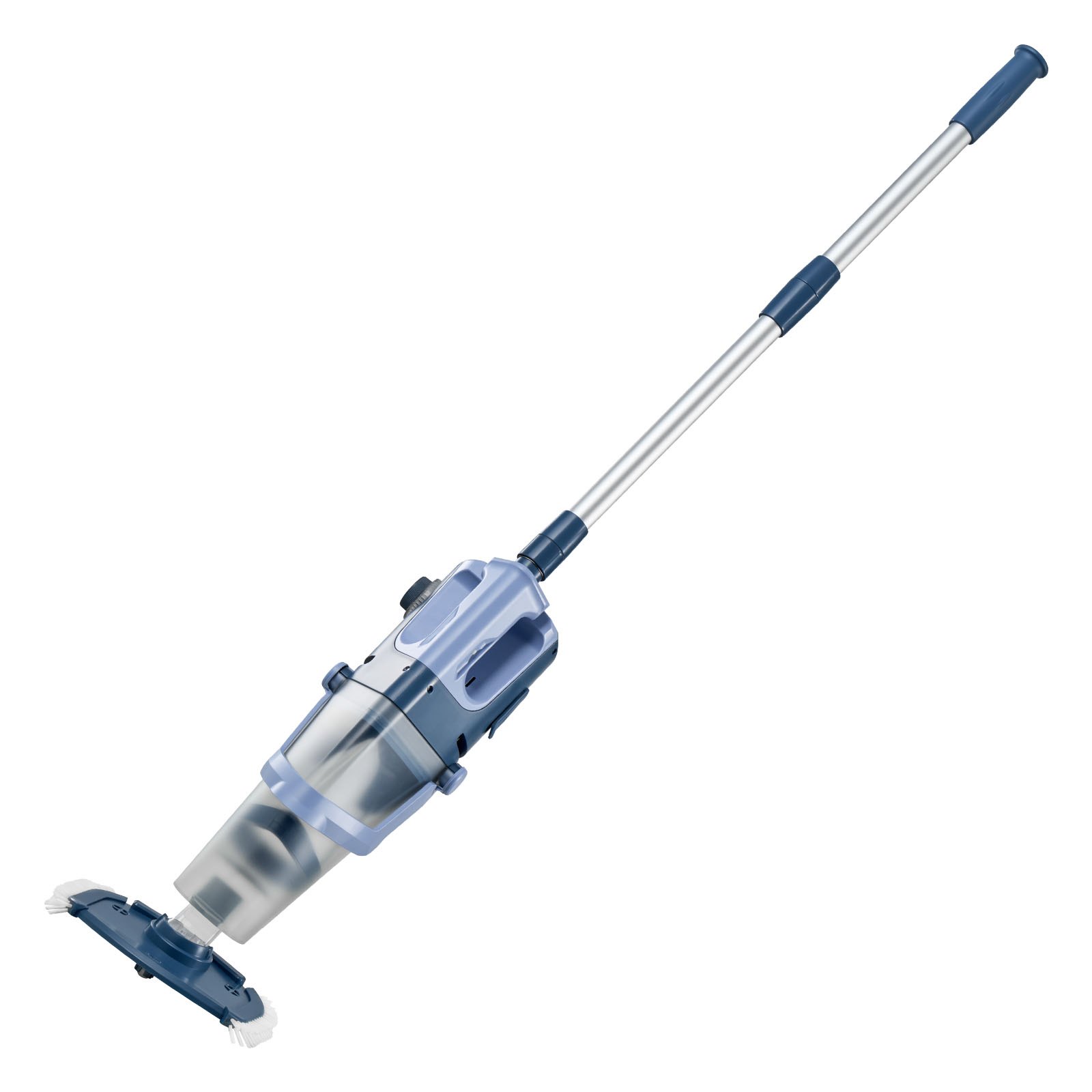 VEVOR Handheld Pool Vacuum, 26 GPM Cordless Spa Hot Tub Vacuum with Extension Pole, 60 Mins Running Time, Powerful Suction for Leaves and Debris, Rechargeable Pool Cleaner for Above Ground Pools
