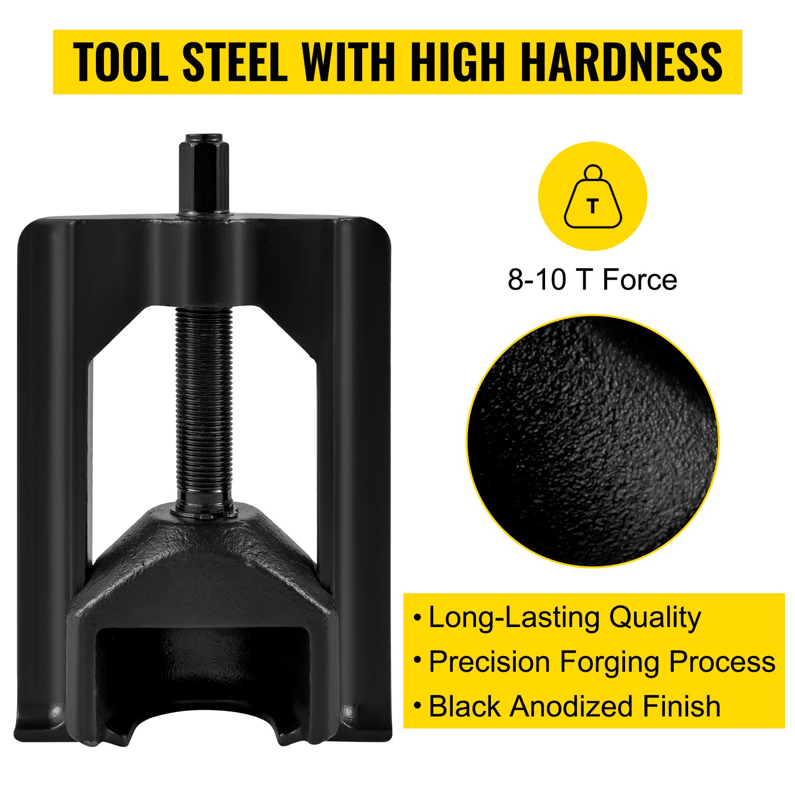 VEVOR U Joint Puller, Class 4-6 Universal Joint Puller, 1.25" - 1.7" Automotive U Joint Tools, U Joint Removal Tool with Hook Set, Steel U-Joint Remover Works On Most Vehicles and Light Duty Trucks