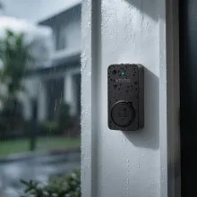 VEVOR Wireless Doorbell Kit, IP54 Waterproof Door Chime Ranges up to 1000 ft, 5 Adjustable Volumes, 48 Ringtones, Easy Installation, Wireless Doorbell Ideal for Home, Doorway, Classroom, Office, Black