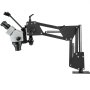 VEVOR Micro Inlaid Mirror Multi-Directional Microscope with Spring Bracket Multi-Directional Micro-Setting Microscope Microscope Gem Diamond Setting Machine with Stand Jewelry Tools 7X-45X