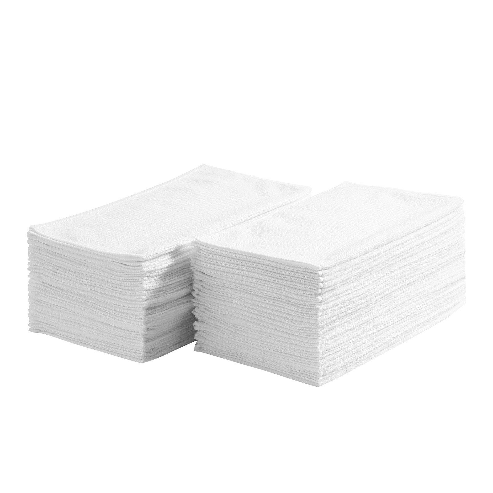 VEVOR 50 Pack White Microfiber Cleaning Cloth