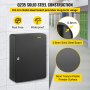 VEVOR Key Cabinet, 240 Large Capacity Key Box, Key Lock Cabinet Steel, Q235 Steel Key Storage, Wall Mounted Key Storage Cabinet, Black Key Box Organizer for Office, Hotel, Bank