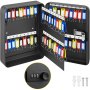 VEVOR Key Cabinet Lock Box Key Capacity Storage Cabinet 72 Hooks Wall-Mounted