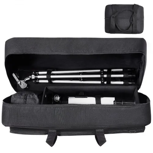 VEVOR Telescope Case, 762 mm, Telescope Storage Bag with Fixed Buckles, Multi-Pocket and Detachable Divider, Shock-Absorbent Telescope Carrying Case for Optical Tube & Tripod, Counterweight Pocket