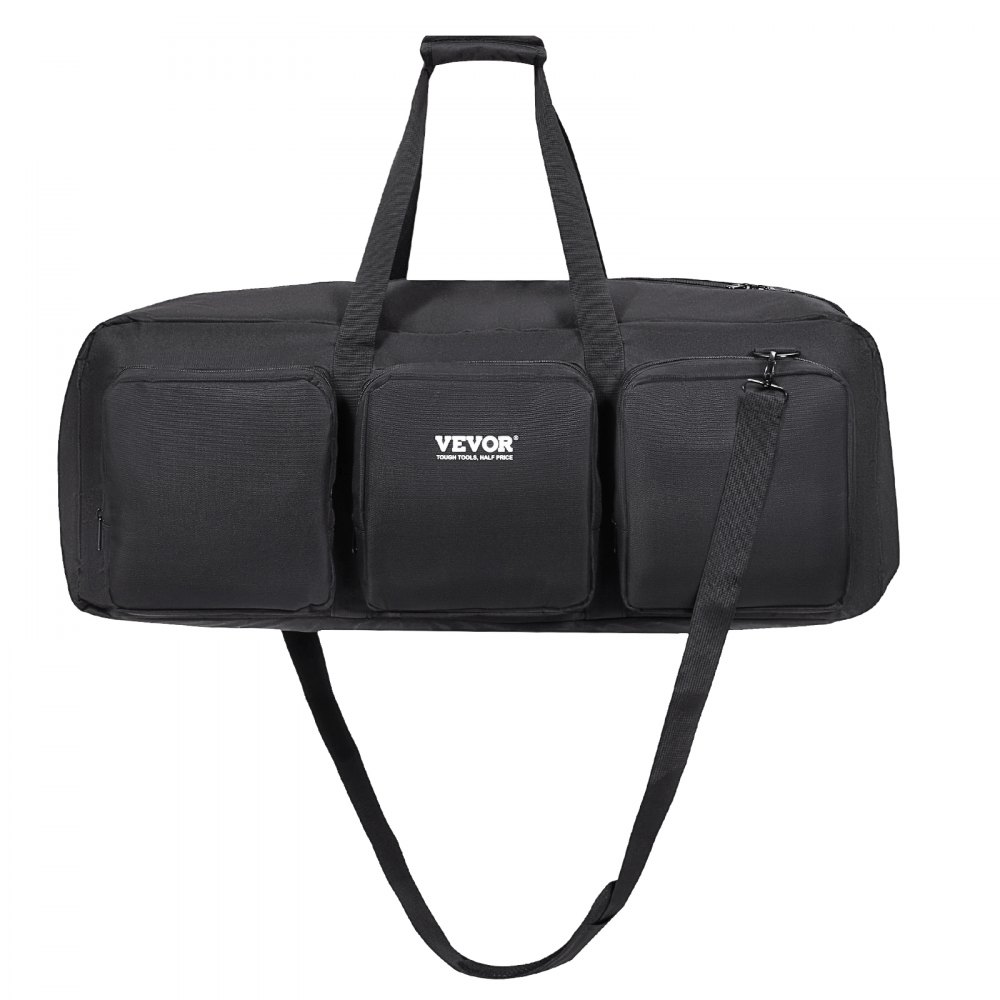 VEVOR Telescope Case, 762 mm, Telescope Storage Bag with Fixed Buckles, Multi-Pocket and Detachable Divider, Shock-Absorbent Telescope Carrying Case for Optical Tube & Tripod, Counterweight Pocket