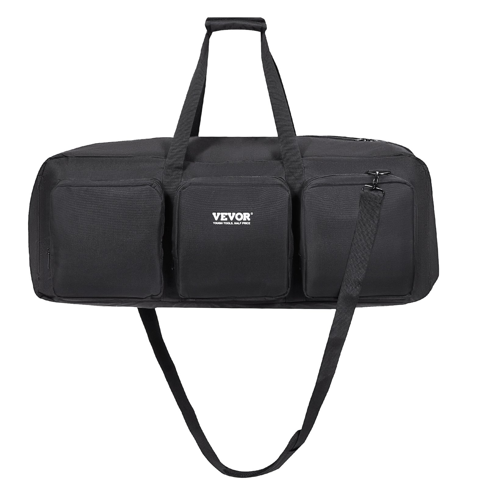 VEVOR Telescope Case, 762 mm, Telescope Storage Bag with Fixed Buckles, Multi-Pocket and Detachable Divider, Shock-Absorbent Telescope Carrying Case for Optical Tube & Tripod, Counterweight Pocket