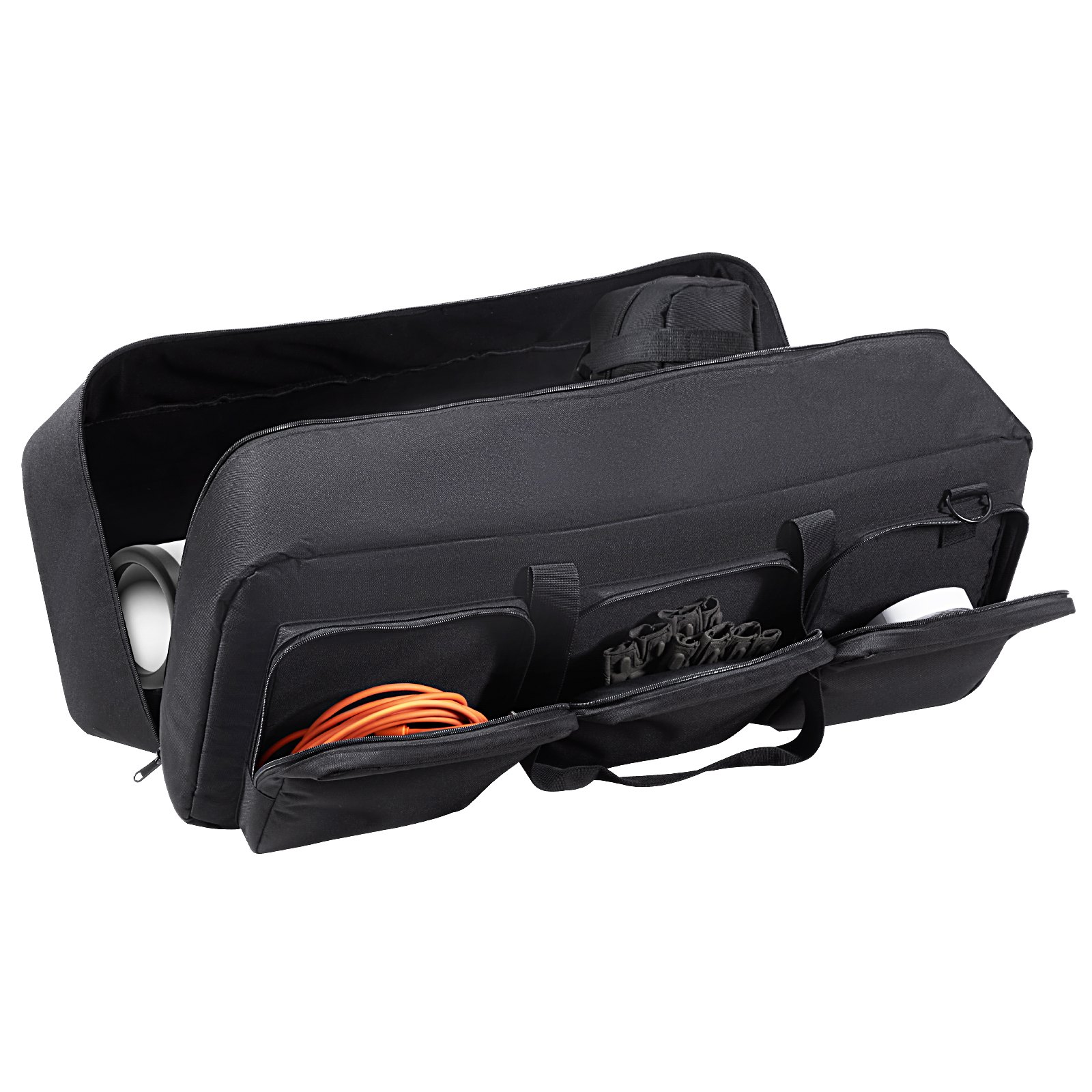 VEVOR Telescope Case, 762 mm, Telescope Storage Bag with Fixed Buckles, Multi-Pocket and Detachable Divider, Shock-Absorbent Telescope Carrying Case for Optical Tube & Tripod, Counterweight Pocket