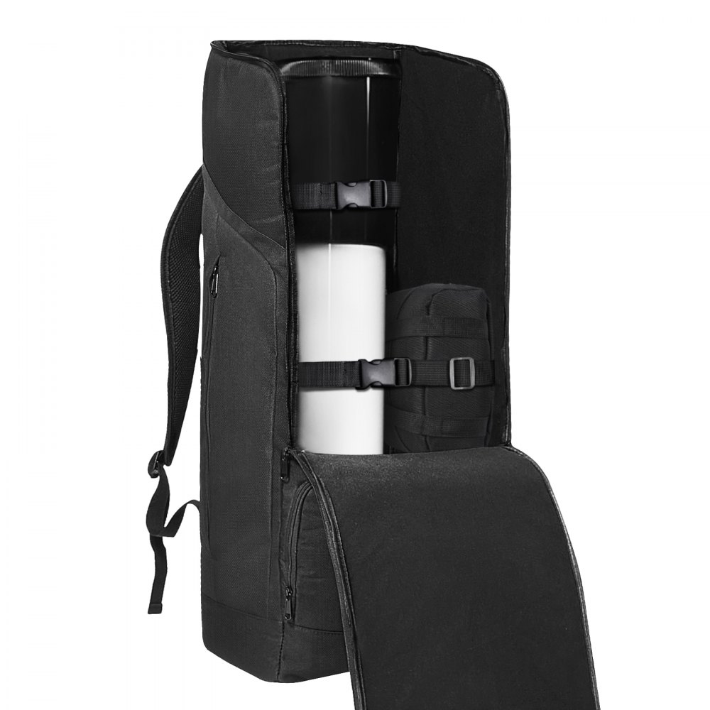 VEVOR Telescope Case, 760 mm, Telescope Storage Backpack with Secure Strap, Pockets and Cozy Shoulder Traps, Shock-Absorbent Telescope Carrying Case for Optical Tube & Tripod, Counterweight Pocket
