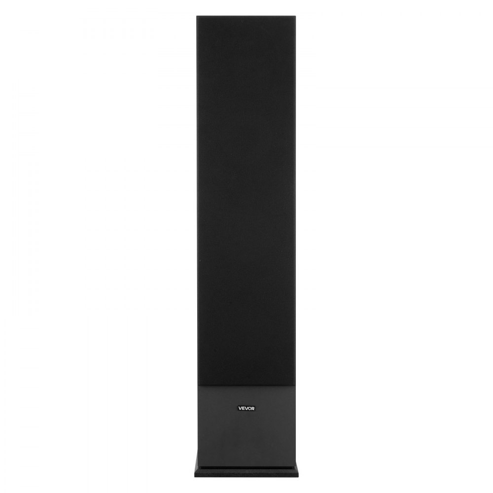 VEVOR Passive Floorstanding Speaker, 2-Way, Floor-Standing Tower Speaker with 25.4 mm Tweeter, 165.1 mm Woofer, 200W Peak Power, 70Hz–20kHz Frequency Response, Durable MDF Enclosure, for Home Audio, Single