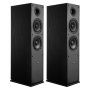 VEVOR Floorstanding Speakers, 2-Way, Floor-Standing Tower Speakers with 25.4 mm Tweeter, Dual 165.1 mm Woofers, 400W Peak, 65Hz–20kHz Frequency Response, Durable MDF Enclosure, for Home Audio, Pair