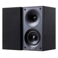 Passive Bookshelf Home Speakers Pair of Stereo Audio Speakers Cone 70Hz-20KHz
