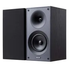 Passive Bookshelf Home Speakers Pair of Stereo Audio Speakers Cone 65Hz-20KHz