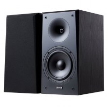 Passive Bookshelf Home Speakers Pair of Stereo Audio Speakers Cone 55Hz-20KHz