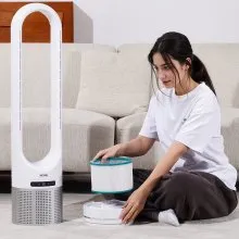 Filtro de repuesto para ventilador de torre con filtro HEPA de alta densidad y carbón activado
