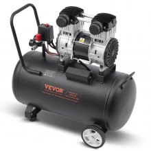 VEVOR Air Compressor Compact Portable Oil Free Compressor 60L 90 PSI