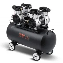 VEVOR Air Compressor Compact Portable Oil Free Compressor 20 Gallon 90 PSI